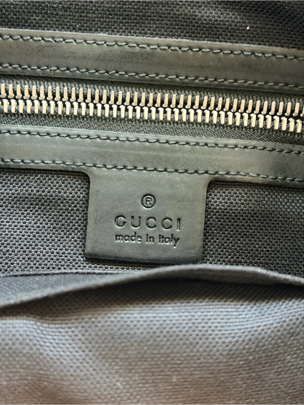 Gucci Black & Red Web Stripe Men's Messenger Pouch
